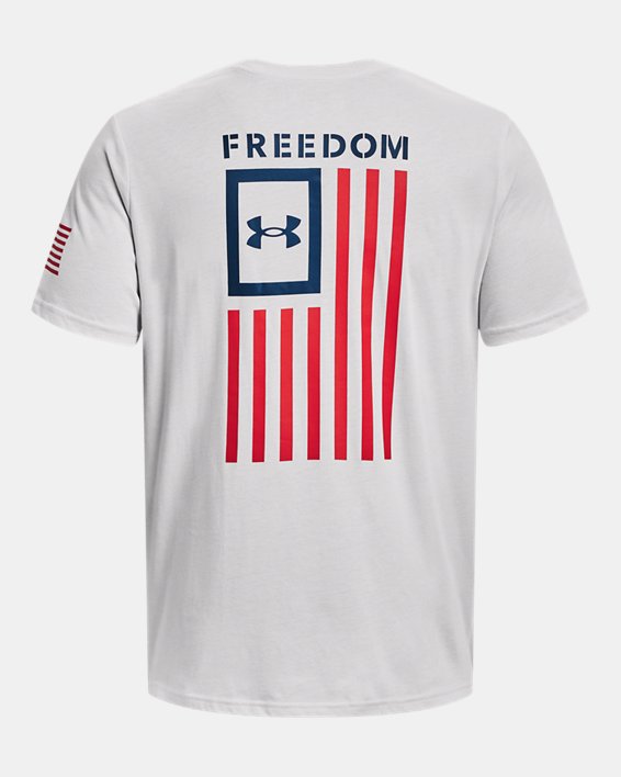 Men's UA Freedom Flag T-Shirt, Gray, pdpMainDesktop image number 5
